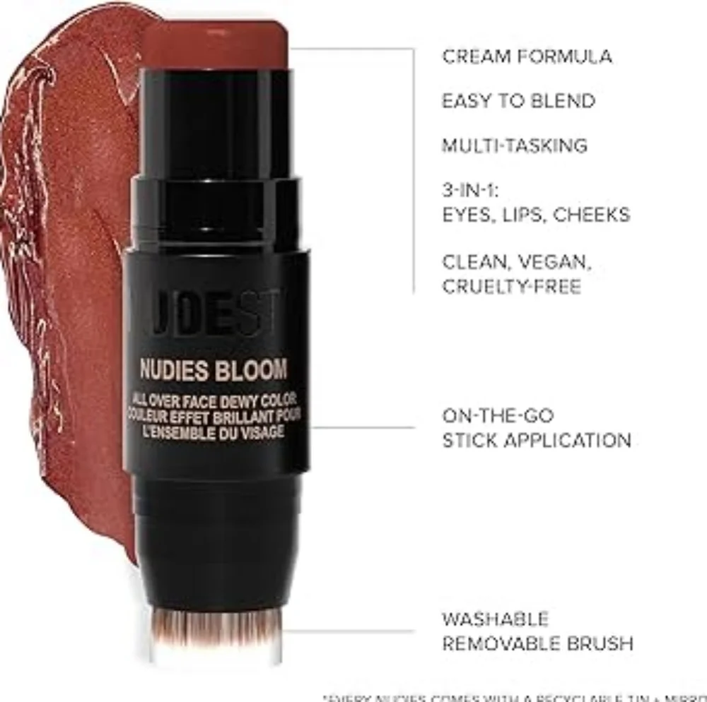 Nudestix Nudies Bloom Cream Blush in Crimson Lover (PLUM)